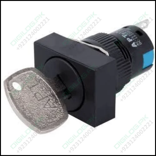 Electronic Turn Key Locking Power Spst Metal On-off Switch