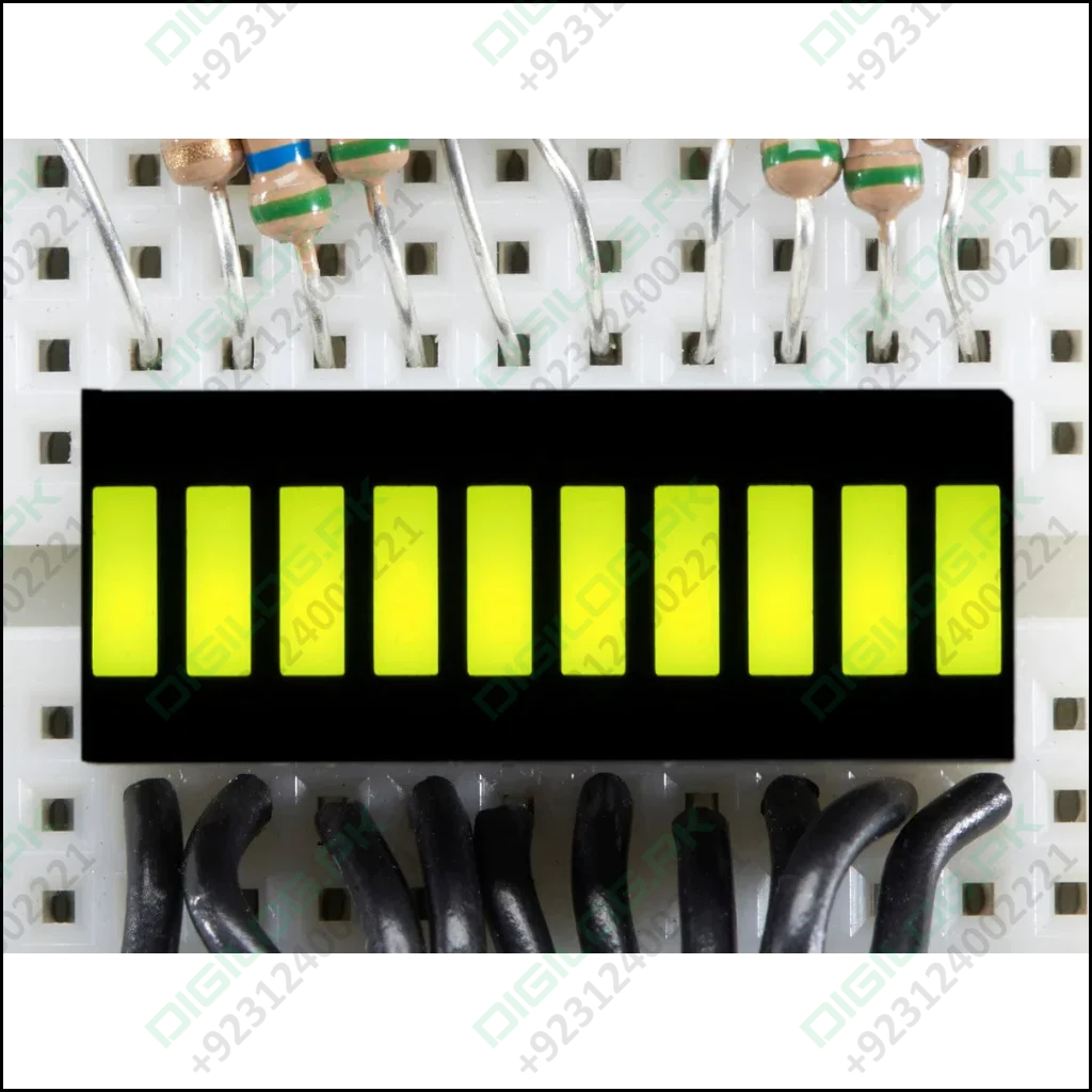 Green 10 Segment Light Bar Graph Led Display - LED