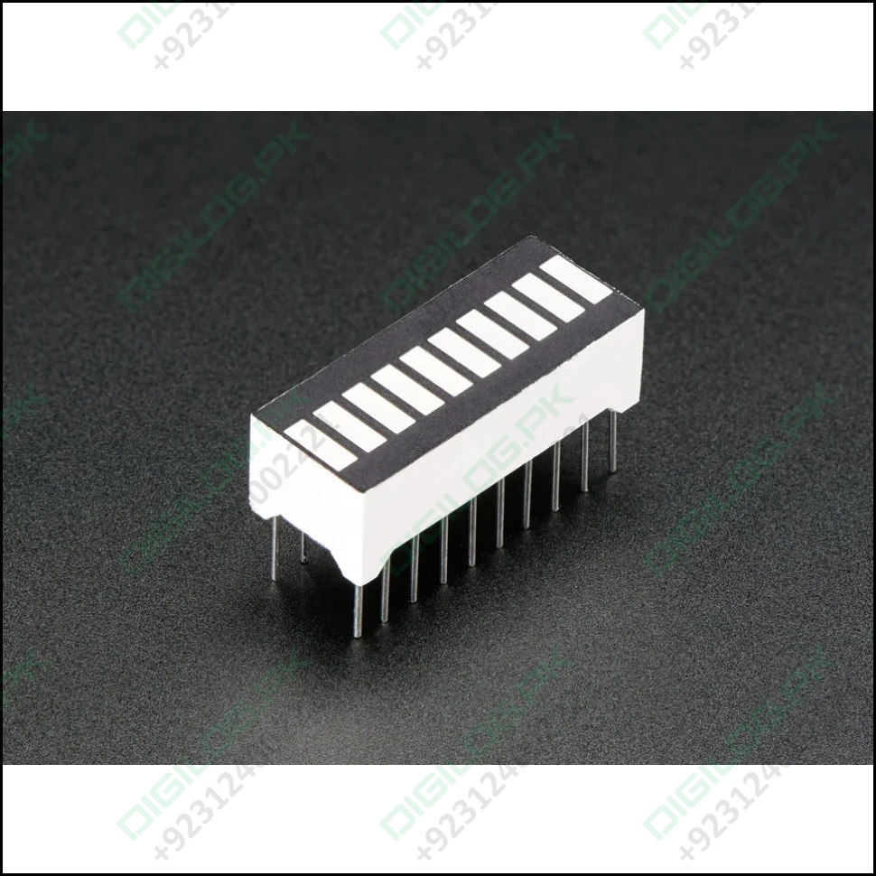 Green 10 Segment Light Bar Graph Led Display - LED