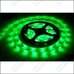 Green Color 5V DC Strip Light Rolls 5 Meter Each