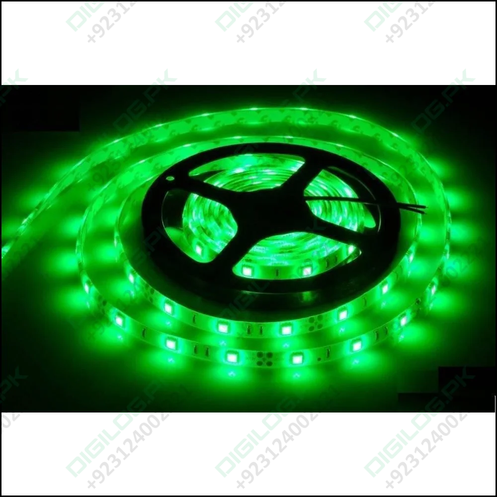 Green Color 5V DC Strip Light Rolls 5 Meter Each