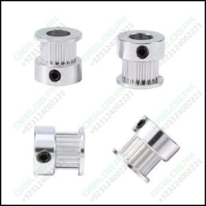 Gt2 Pulley 20 Teeth 8mm Bore Timing Gear Aluminum Alloy For