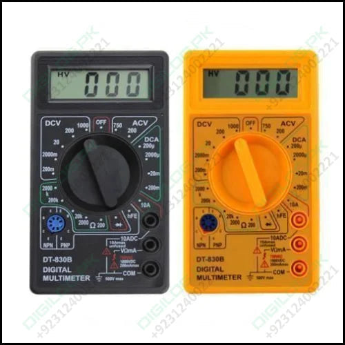 Handheld Digital Multimeter Dt830b Mini Lcd Voltmeter