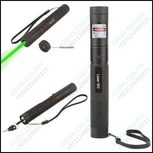 Handheld Focusable Green Laser Pen Zh 303 Rechargeable 100mw