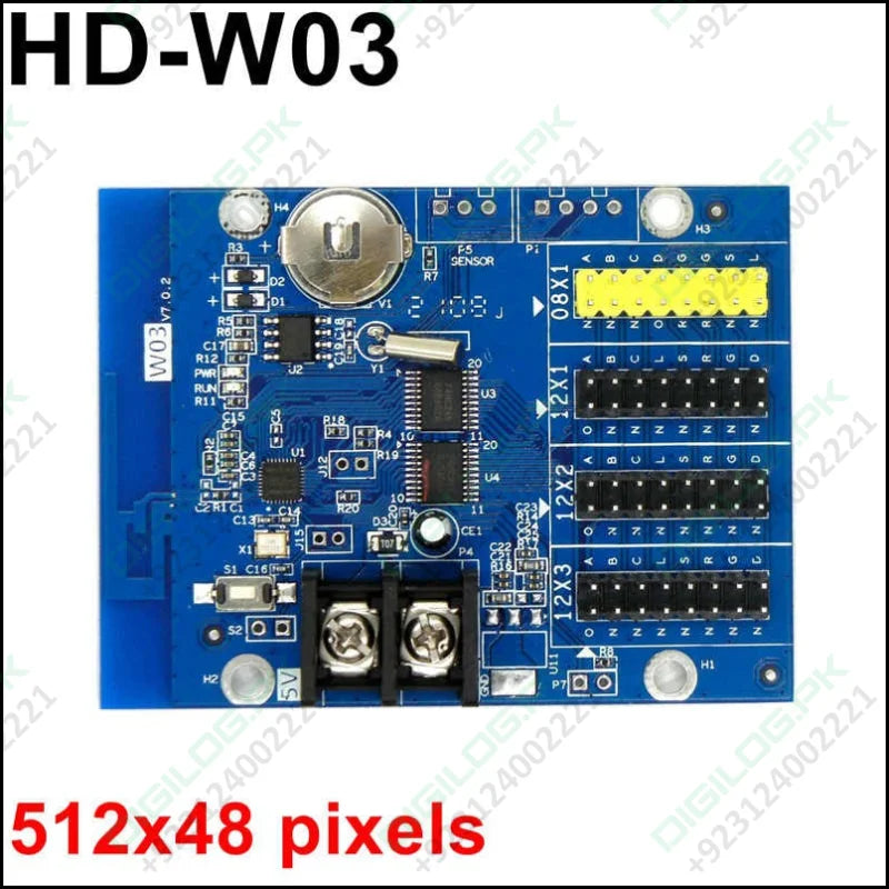 Hd-w03 Wi-fi Single Color Led Display Controller Card In