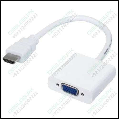 Hdmi To Vga Video Adapter Cable Converter