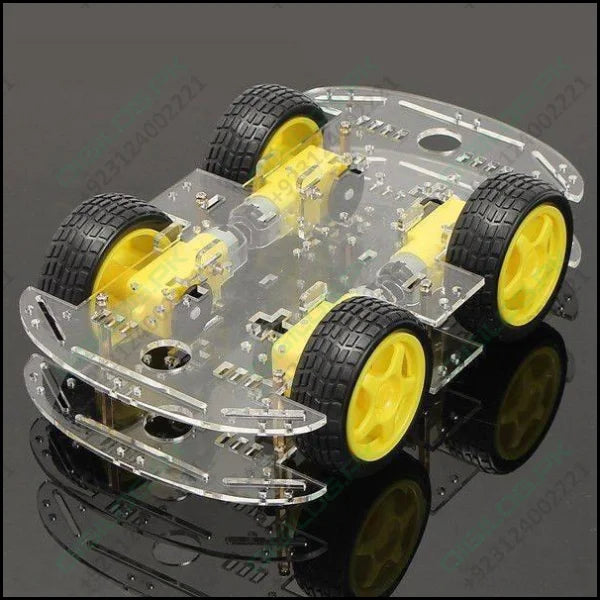 Imported Original 4wd Smart Robot Car Chassis Kit For