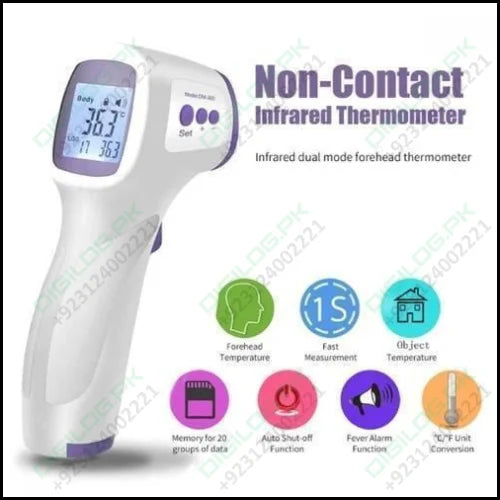 Industrial Forehead Non Contact Infrared Ir Thermometer