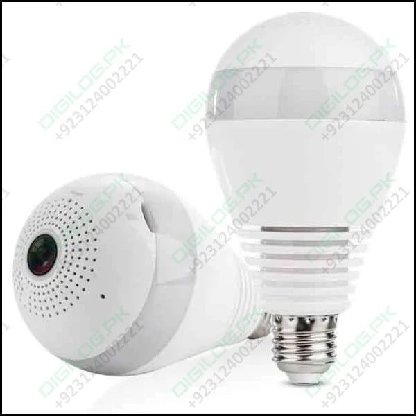 Ip Wireless Panoramic Bulb Camera 1080p Hd 2mp Price In