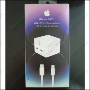 Iphone 14 Pro 50w Usb-c+c Power Adapter With Usb-c