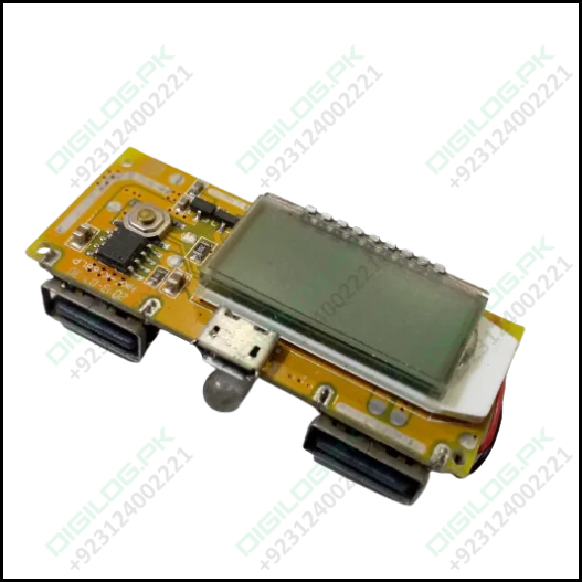 Lcd Display Dual Usb 5v 1a 2.1a Power Bank In Pakistan