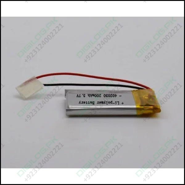 Lithium Polymer Battery 200mah 3.7v In Pakistan