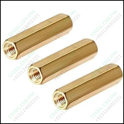 M3x20mm Female To Thread Brass Hex Standoff Pcb Pillar