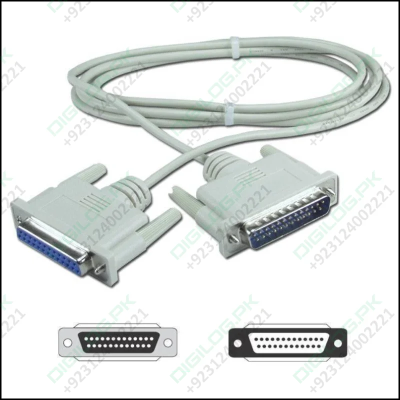 Male To Female Db25 25 Pin Parallel Port Cable Mach3