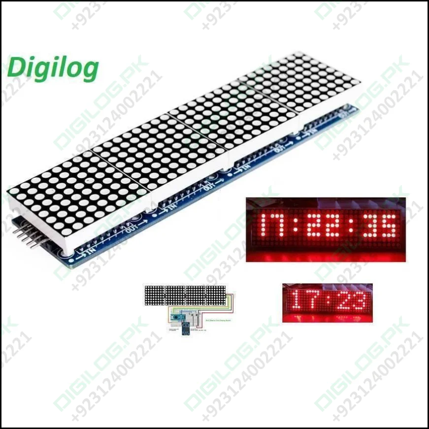 Max7219 32×8 Dot Matrix Display Module In Pakistan