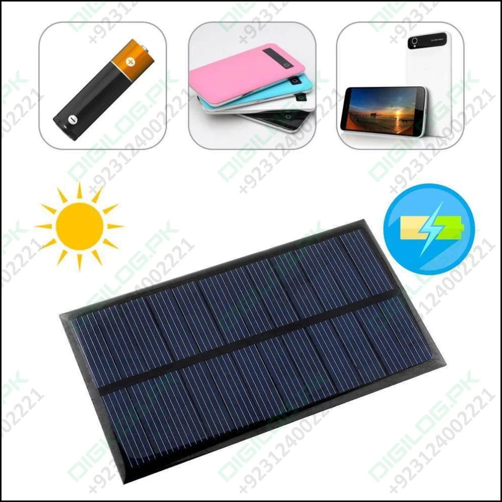 Mini Solar Panel 6v 1w Diy Robotic