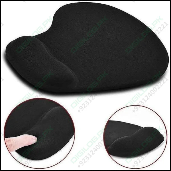 Mouse Pad With Gel Wrist Support Soft Ergonomic Mousepad