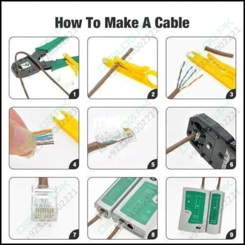 Network Cable Tester Master Bs 468 Rj45 Rj11