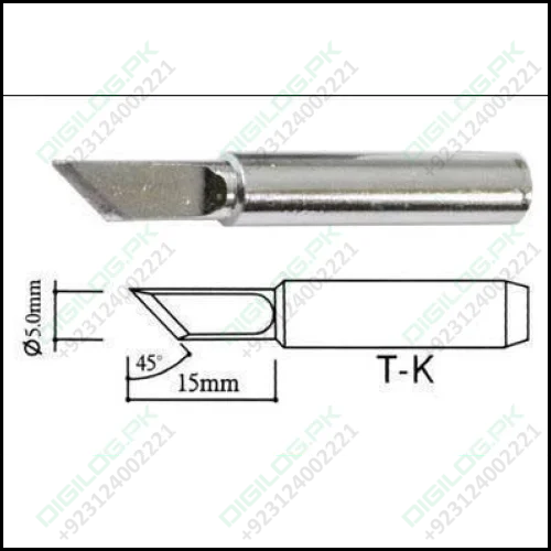 New Soldering Tip 900m T-k Shape k 5mm Aoyue Pt Zhaoxin Wep