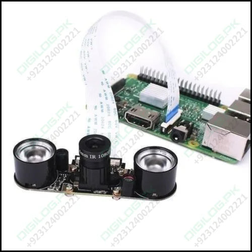 Night Vision 5mp Camera Module For Raspberry Pi With 2 Ir