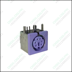 Pcb Mount 6 Pin Mini Din Socket Audio Video Connector - c