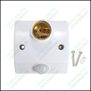 Pir Infrared Motion Sensor Led Lamp Wall Mounted Bulb Holder