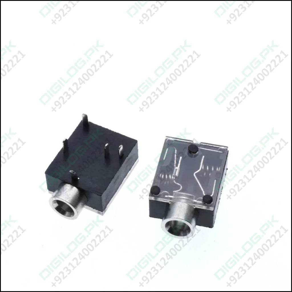 Pj-324 Pcb Mount Female Audio Connector Dip Stereo Headphone