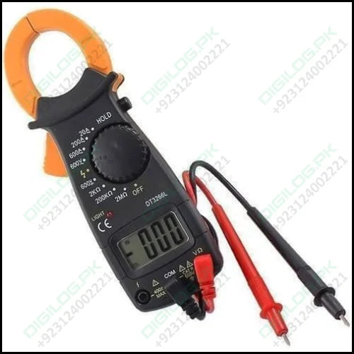 Portable Handheld Digital Clamp Meter Dt3266l Ac Dc