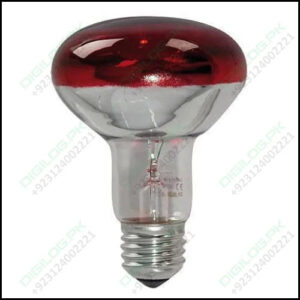 R80 100w Red Reflector Infrared Heating Bulb Lamp 220-240v