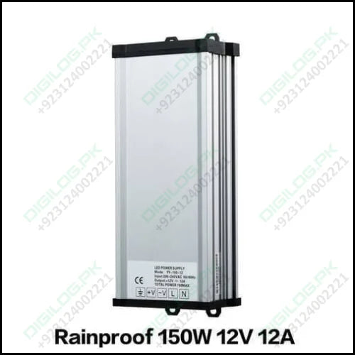 Rainproof Power Supply 12v 150w Outdoor Smps For Led