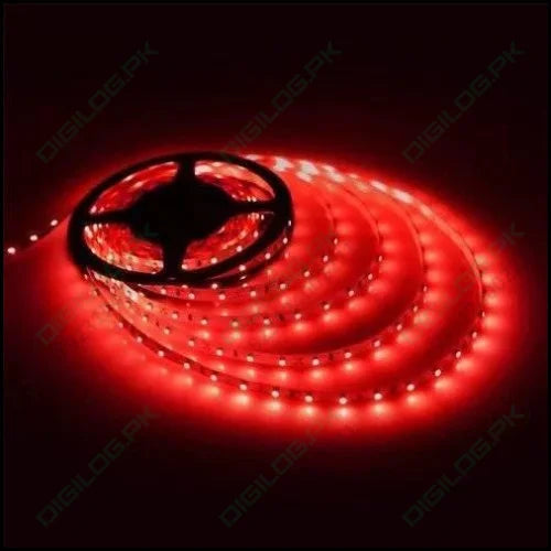 Red Color 5v Dc Strip Light Rolls 5 Meter Each