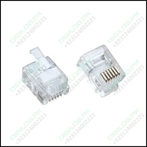 RJ12 6 pin Crimp Connector