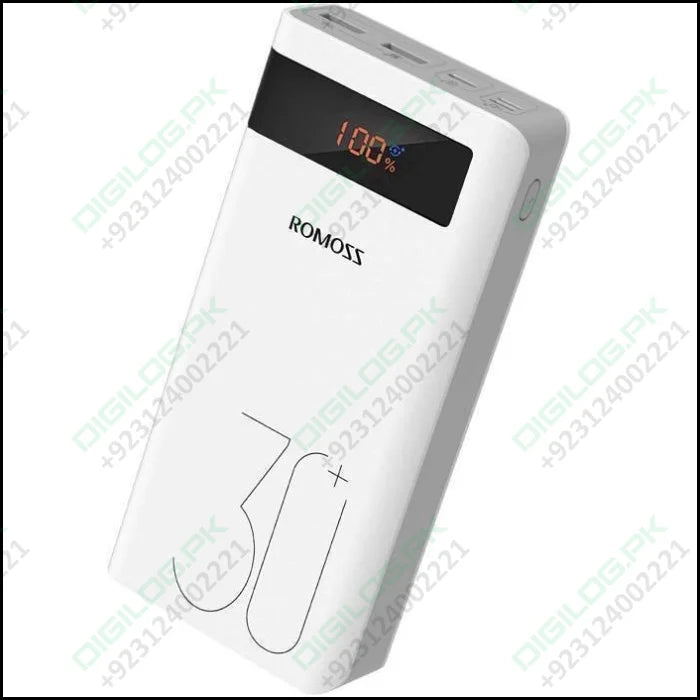 Romoss 30000mah 18w Type c Pd 3 Outputs Inputs Fast Charging