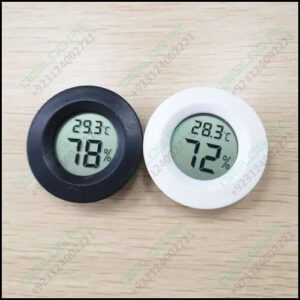 Round Lcd Hygrometer Thermometer Temperature Humidity Meter