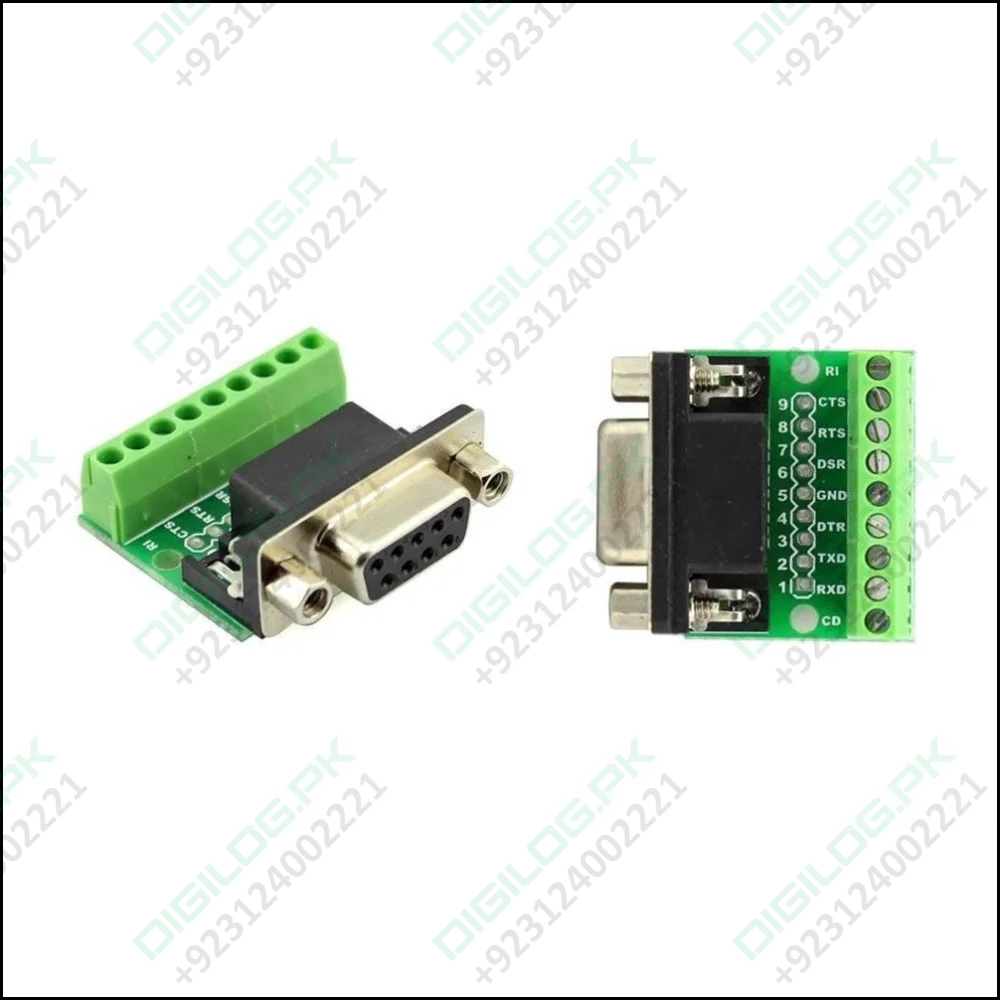 Rs232 Adapter Serial Connection Db9-male To 9-pin Terminal