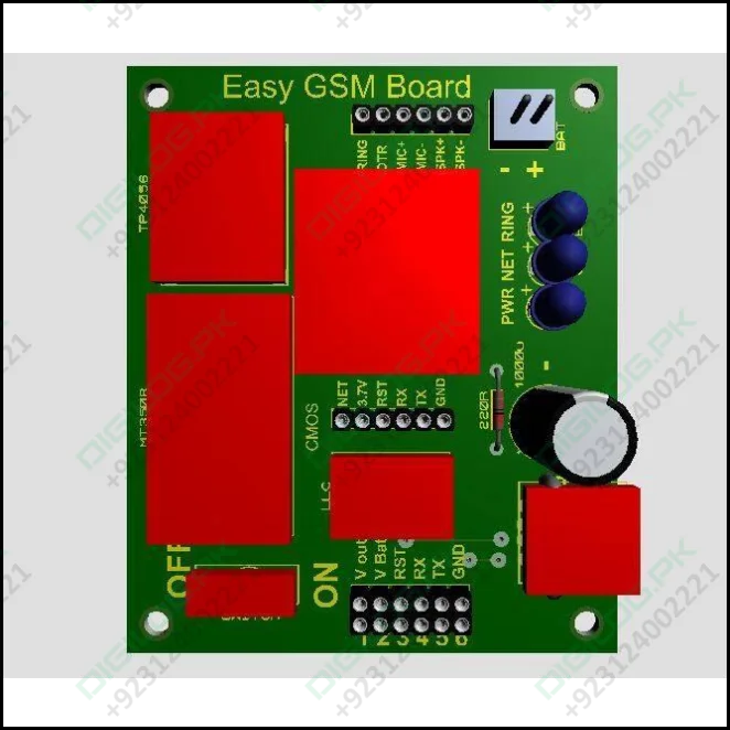 Sim Easy GSM Board With Battery And Charging Circuit