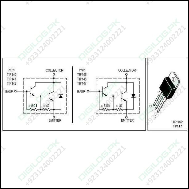 Tip147 Pnp Darlington Transistor In Pakistan