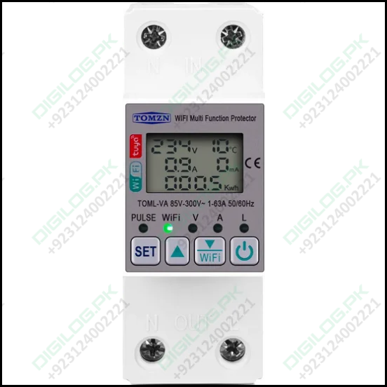 Tomzn Toml-va 63 Wifi Breaker Meter Switch Voltage Protector