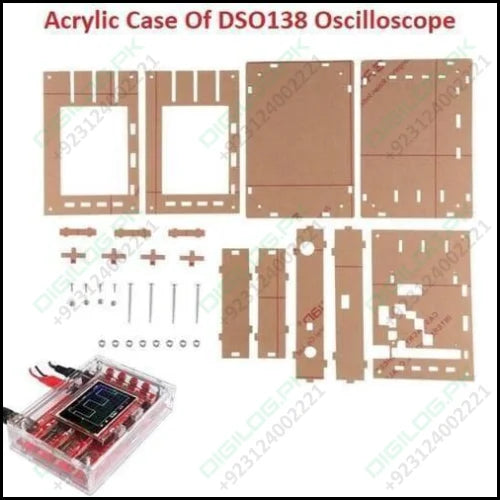 Transparent Acrylic Case Housing Module For Dso138 2.4 Inch