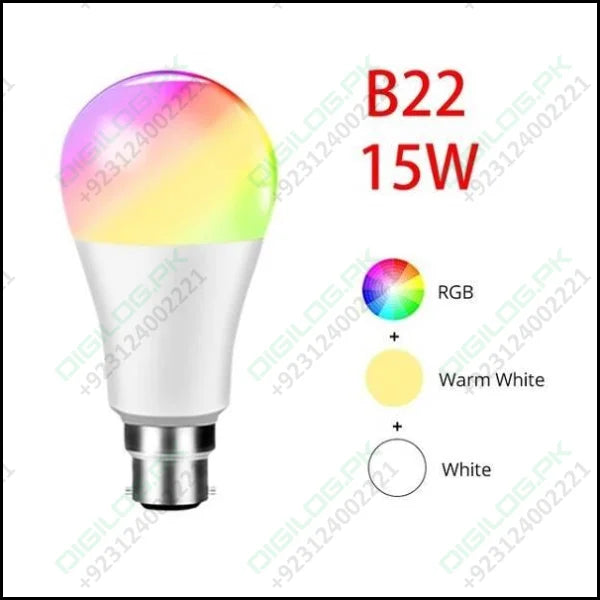 Tuya Smart Rgb Led Bluetooth Dimmable Light Bulb Lamp E27