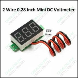 Two Wire 0.28 Inch Led Mini Dc Voltmeter Digital Display