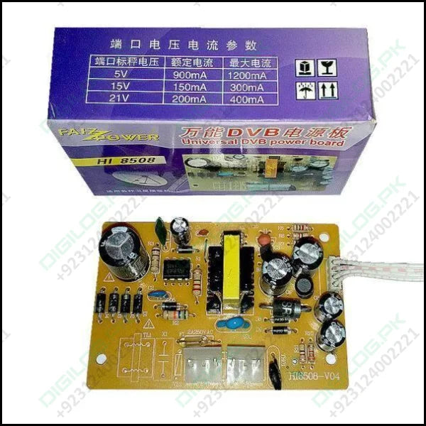 Universal Dvb Power Board Hd Receiver Supply In Pakistan