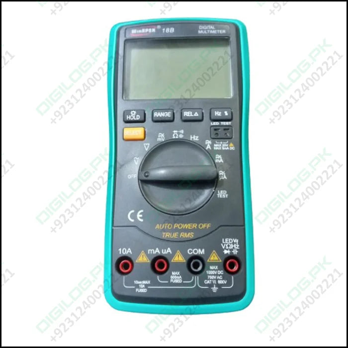 Winapex Digital Multimeter 18b True Tester Rms Ac Dc Volt