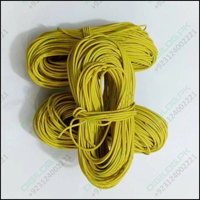 yellow-wire-1meter-insulation-electronic-pcb-wrapping-breadboard-jumper-cable-419