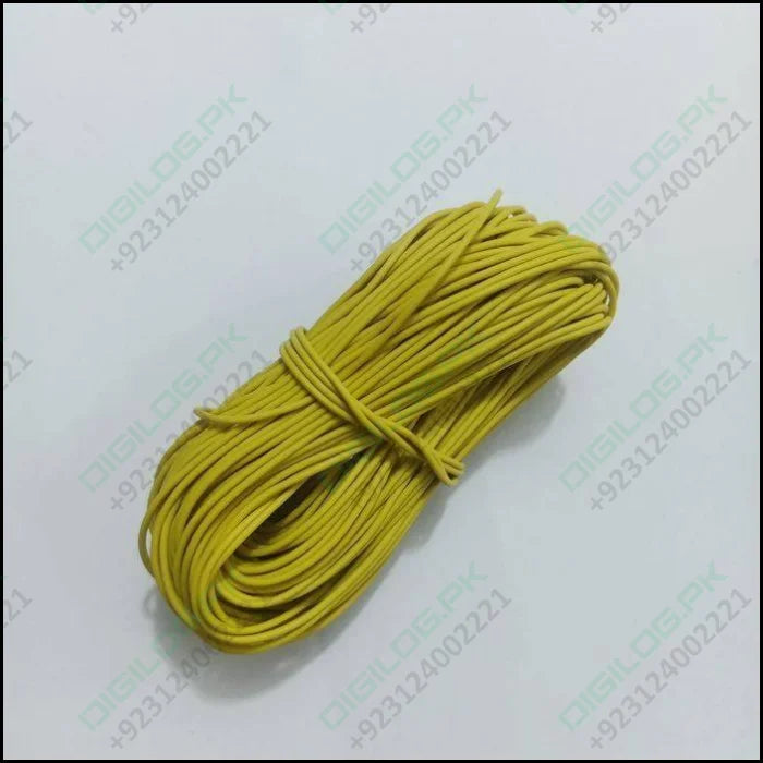 yellow-wire-1meter-insulation-electronic-pcb-wrapping-breadboard-jumper-cable-903